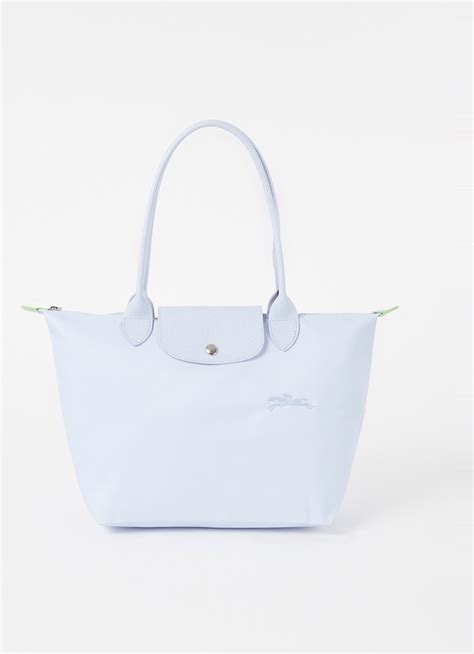 longchamp tas lichtblauw